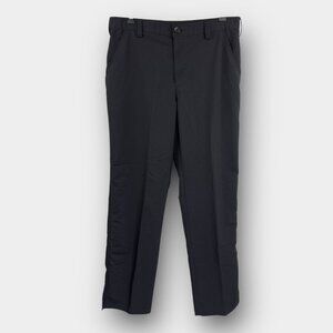 Under Armour Men’s Straight Leg Pants 34 Black Style 1236337 Belt Loops Pockets